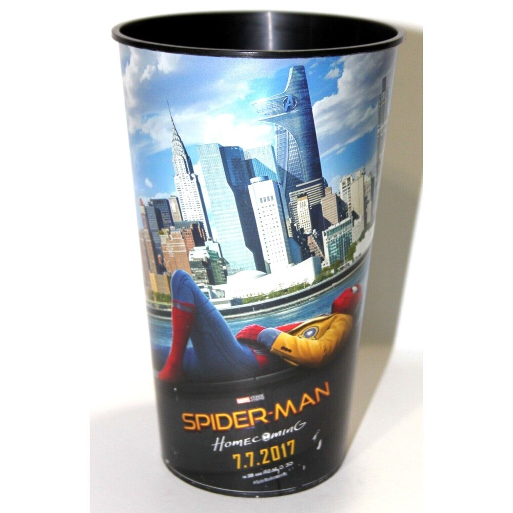 Marvel Spiderman Homecoming Yellow Jacket 2017 Movie Promo Souvenir Cup Rare